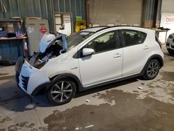 Salvage cars for sale at Eldridge, IA auction: 2018 Toyota Prius C