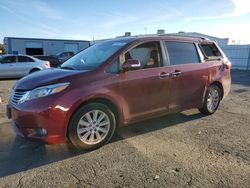 Salvage cars for sale at Vallejo, CA auction: 2015 Toyota Sienna XLE