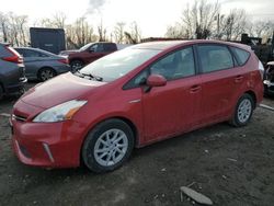 Salvage cars for sale at auction: 2012 Toyota Prius V