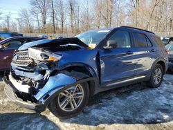 Salvage cars for sale at Waldorf, MD auction: 2021 Ford Explorer XLT