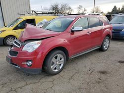 Chevrolet salvage cars for sale: 2015 Chevrolet Equinox LTZ