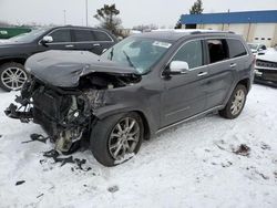 Salvage cars for sale at Woodhaven, MI auction: 2015 Jeep Grand Cherokee Summit