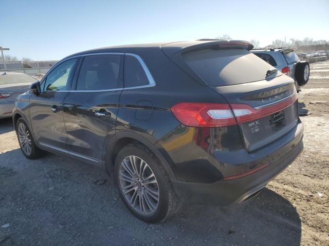 2018 Lincoln MKX Reserve