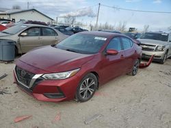 Salvage cars for sale at Pekin, IL auction: 2020 Nissan Sentra SV