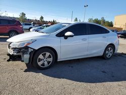 Chevrolet salvage cars for sale: 2018 Chevrolet Cruze LS