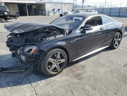 Salvage cars for sale at Sun Valley, CA auction: 2015 Mercedes-Benz S 63 AMG