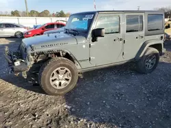 Jeep Wrangler Unlimited Rubicon salvage cars for sale: 2015 Jeep Wrangler Unlimited Rubicon