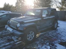 Jeep Wrangler salvage cars for sale: 2017 Jeep Wrangler Unlimited Sahara