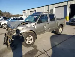 Salvage trucks for sale at Gaston, SC auction: 2002 Nissan Frontier Crew Cab SC