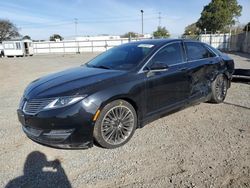 Salvage cars for sale at San Diego, CA auction: 2016 Lincoln MKZ Hybrid