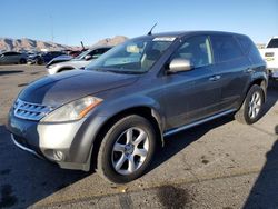 Nissan salvage cars for sale: 2006 Nissan Murano SL