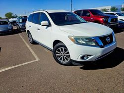 Nissan Pathfinder salvage cars for sale: 2013 Nissan Pathfinder S