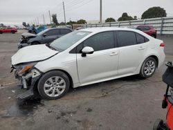 Carros salvage a la venta en subasta: 2020 Toyota Corolla LE