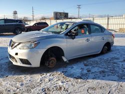 Salvage cars for sale at Chicago Heights, IL auction: 2018 Nissan Sentra S