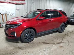 Salvage cars for sale at Franklin, WI auction: 2022 Chevrolet Equinox RS