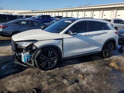 Salvage cars for sale at Louisville, KY auction: 2021 Infiniti QX50 Luxe