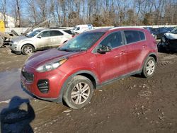 Salvage cars for sale at auction: 2017 KIA Sportage LX