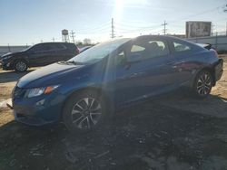 Salvage cars for sale at Chicago Heights, IL auction: 2013 Honda Civic EX