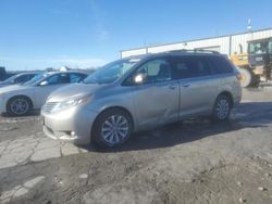 Salvage cars for sale at Kansas City, KS auction: 2017 Toyota Sienna XLE