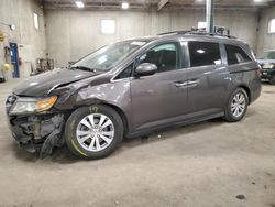 Salvage cars for sale at Blaine, MN auction: 2016 Honda Odyssey EXL