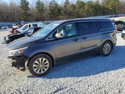 Salvage cars for sale at Gainesville, GA auction: 2016 KIA Sedona EX