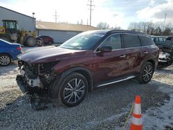 Infiniti salvage cars for sale: 2024 Infiniti QX60 Autograph