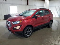 Salvage cars for sale at Albany, NY auction: 2018 Ford Ecosport SES