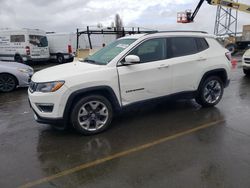 Jeep salvage cars for sale: 2021 Jeep Compass Limited