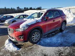 Salvage cars for sale from Copart Windham, ME: 2016 Mazda CX-5 Touring