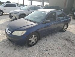 Salvage cars for sale at Homestead, FL auction: 2004 Honda Civic LX