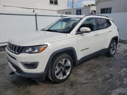 Vehiculos salvage en venta de Copart Opa Locka, FL: 2021 Jeep Compass Limited