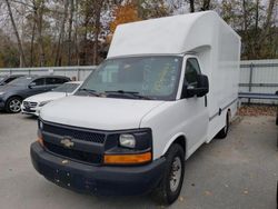 Salvage trucks for sale at North Billerica, MA auction: 2014 Chevrolet Express G3500