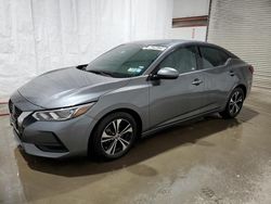 Salvage cars for sale at Leroy, NY auction: 2021 Nissan Sentra SV