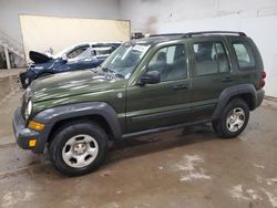 Salvage cars for sale at Davison, MI auction: 2007 Jeep Liberty Sport