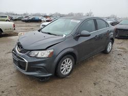 Salvage cars for sale at Kansas City, KS auction: 2017 Chevrolet Sonic LT