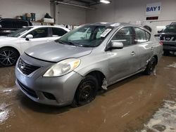 Salvage cars for sale at Elgin, IL auction: 2014 Nissan Versa S