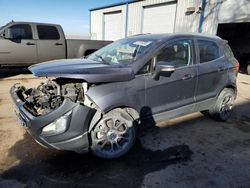 Salvage cars for sale at Albuquerque, NM auction: 2020 Ford Ecosport Titanium