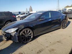 Salvage cars for sale at Hayward, CA auction: 2013 Tesla Model S