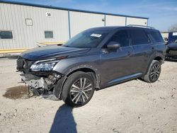 Salvage cars for sale at Haslet, TX auction: 2023 Nissan Pathfinder Platinum