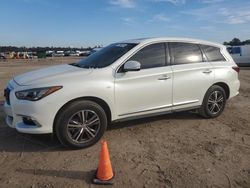 Salvage cars for sale from Copart Houston, TX: 2019 Infiniti QX60 Luxe