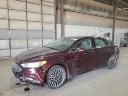 Salvage cars for sale at Des Moines, IA auction: 2017 Ford Fusion SE