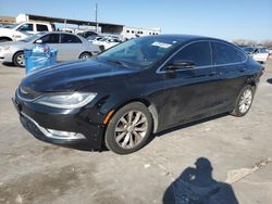 Salvage cars for sale at Grand Prairie, TX auction: 2015 Chrysler 200 C