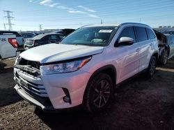 Toyota Highlander se salvage cars for sale: 2019 Toyota Highlander SE