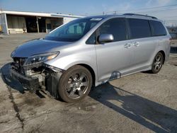 Toyota salvage cars for sale: 2017 Toyota Sienna SE