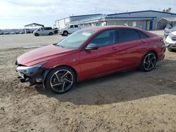 Salvage cars for sale at auction: 2021 Hyundai Elantra N Line