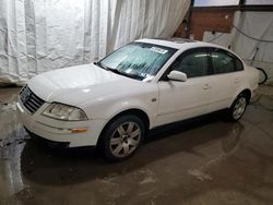 Salvage cars for sale at Ebensburg, PA auction: 2002 Volkswagen Passat GLX 4MOTION