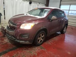 Salvage cars for sale at Angola, NY auction: 2016 Chevrolet Trax LS