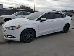 Salvage cars for sale at Orlando, FL auction: 2018 Ford Fusion SE