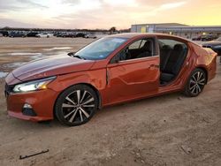 Salvage cars for sale at San Antonio, TX auction: 2021 Nissan Altima SR