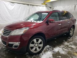 Chevrolet salvage cars for sale: 2017 Chevrolet Traverse LT